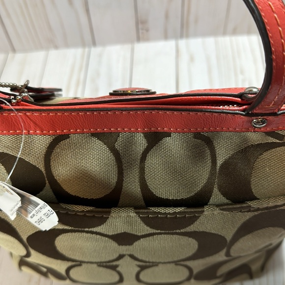 NWT - Coach Signature zip top tote - Picture 5 of 10